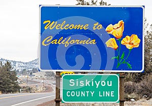 Welcome to California sign