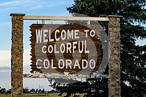 Welcome to Colorado Highway Sign