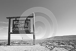Welcome to Colorful Colorado sign