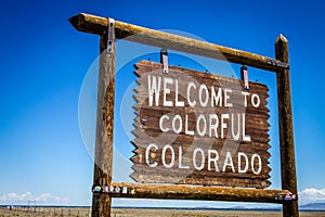 Welcome to Colorful Colorado Sign