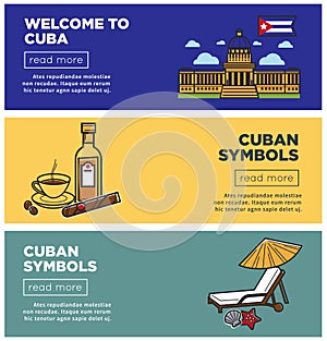 Welcome to Cuba Internet promo pages templates set