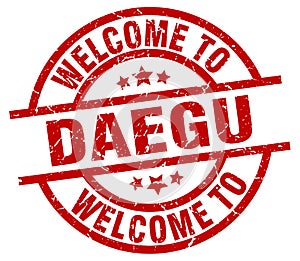 welcome to Daegu stamp