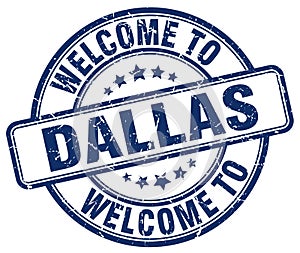 welcome to Dallas stamp