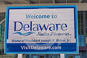 Welcome to Delaware Sign