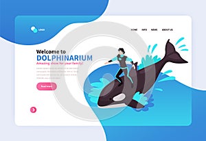 Welcome To Dolphinarium Landing Page photo