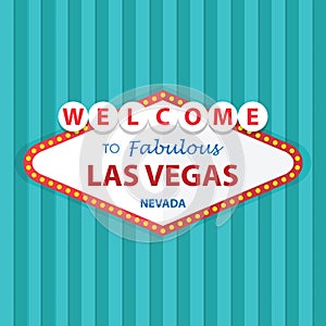 Welcome to Fabulous Las Vegas Nevada Sign On Curtains Background