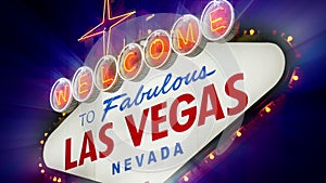 Welcome to Fabulous Las Vegas Nevada Sign (Loopable)