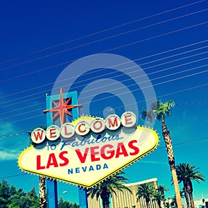 Welcome to Fabulous Las Vegas sign