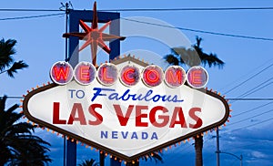 Welcome to Fabulous Las Vegas sign