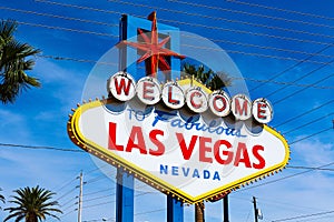 The Welcome to Fabulous Las Vegas sign