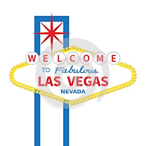 Welcome to fabulous Las Vegas sign icon. Classic retro
