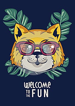Welcome to the fun with tigress using glasses