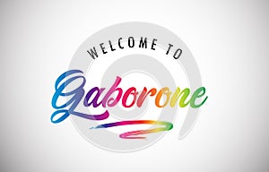 Welcome to Gaborone poster
