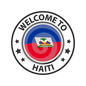 Welcome to Haiti. Collection of welcome icons.