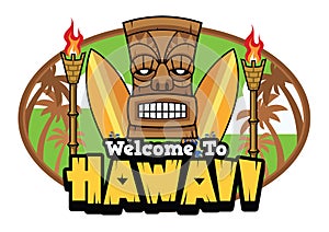 Welcome to hawaii tiki greetings