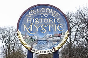 Welcome To Historic Mystic in Connecticut - MYSTIC - CONNECTICUT - APRIL 6,2017