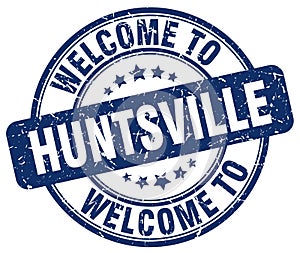 welcome to Huntsville stamp