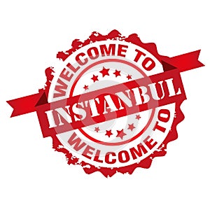 Welcome to Instanbul tamp photo