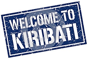 welcome to Kiribati stamp