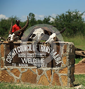 Welcome to the Mara Triangle sign