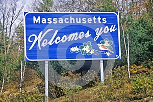 Welcome to Massachusetts Sign photo