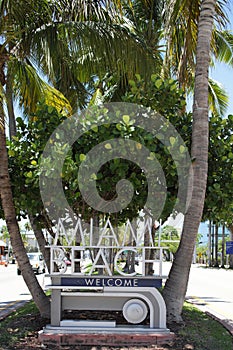 Welcome to Miami Beach sign