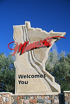 Welcome to Minnesota Sign photo