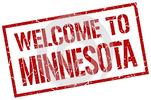 welcome to Minnesota stamp