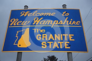 Welcome to New Hampshire Sign