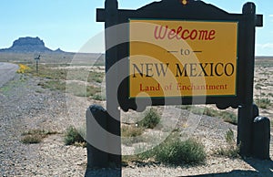 Welcome to New Mexico Sign photo