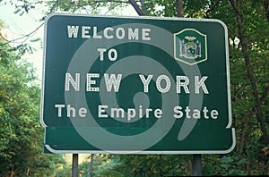 Welcome to New York Sign