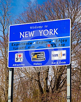 Welcome to New York Sign