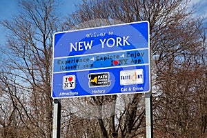 Welcome to New York Sign