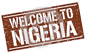 welcome to Nigeria stamp