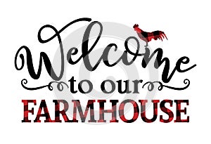 Welcome to our Farmhouse - Happy Harvest fall festival design for markets