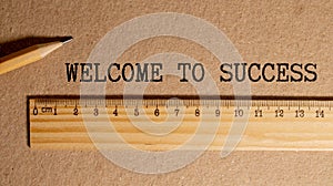 Welcome To Our Team text on notepad, concept background