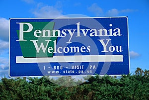 Welcome to Pennsylvania Sign