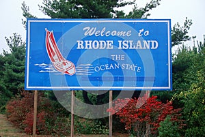 Welcome to Rhode Island Sign