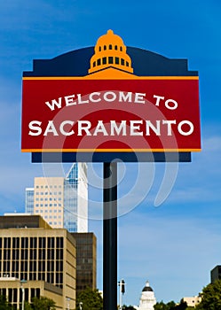 Welcome to Sacramento sign