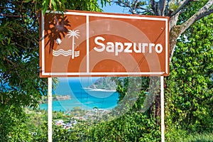 Welcome to Sapzurro Sign photo