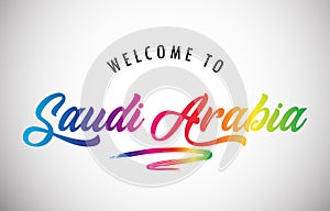 Welcome to Saudi Arabia poster