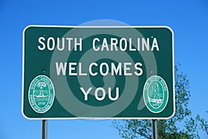 Welcome to South Carolina Sign