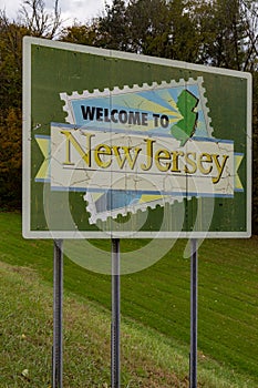 Welcome to State of New Jersey Sign