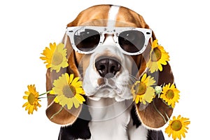 Welcome to Sunny the Beagle floral.