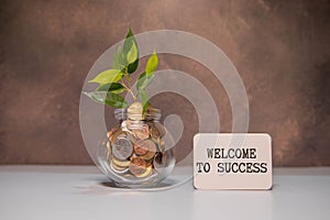 WELCOME TO TEAM text concept write on notebook