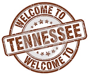 welcome to Tennessee stamp