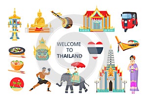 Welcome to Thailand. Traditions and culture of Thailand. photo