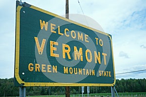 Welcome to Vermont Sign