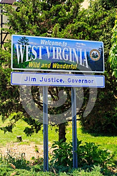 Welcome to West Virginia Sign