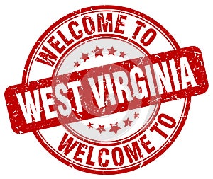welcome to West Virginia stamp